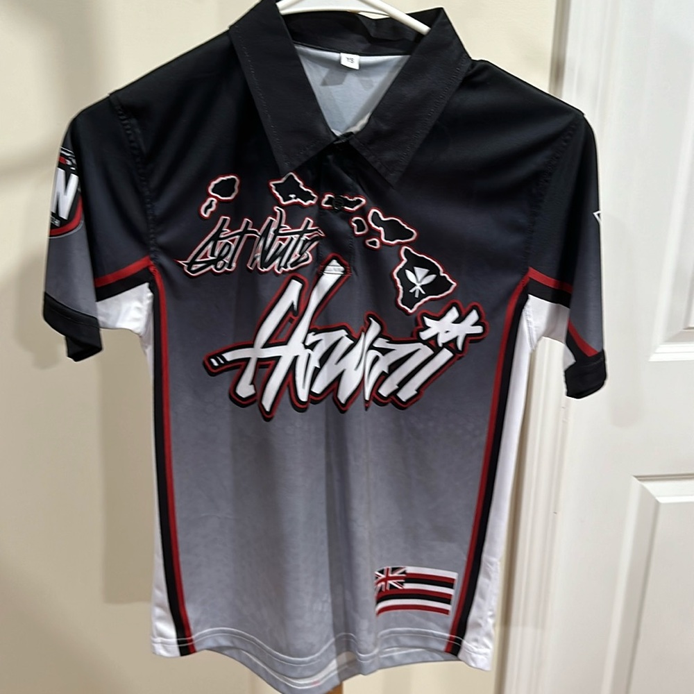 Boys Get Nutz Hawaii Collared Polo Shirt